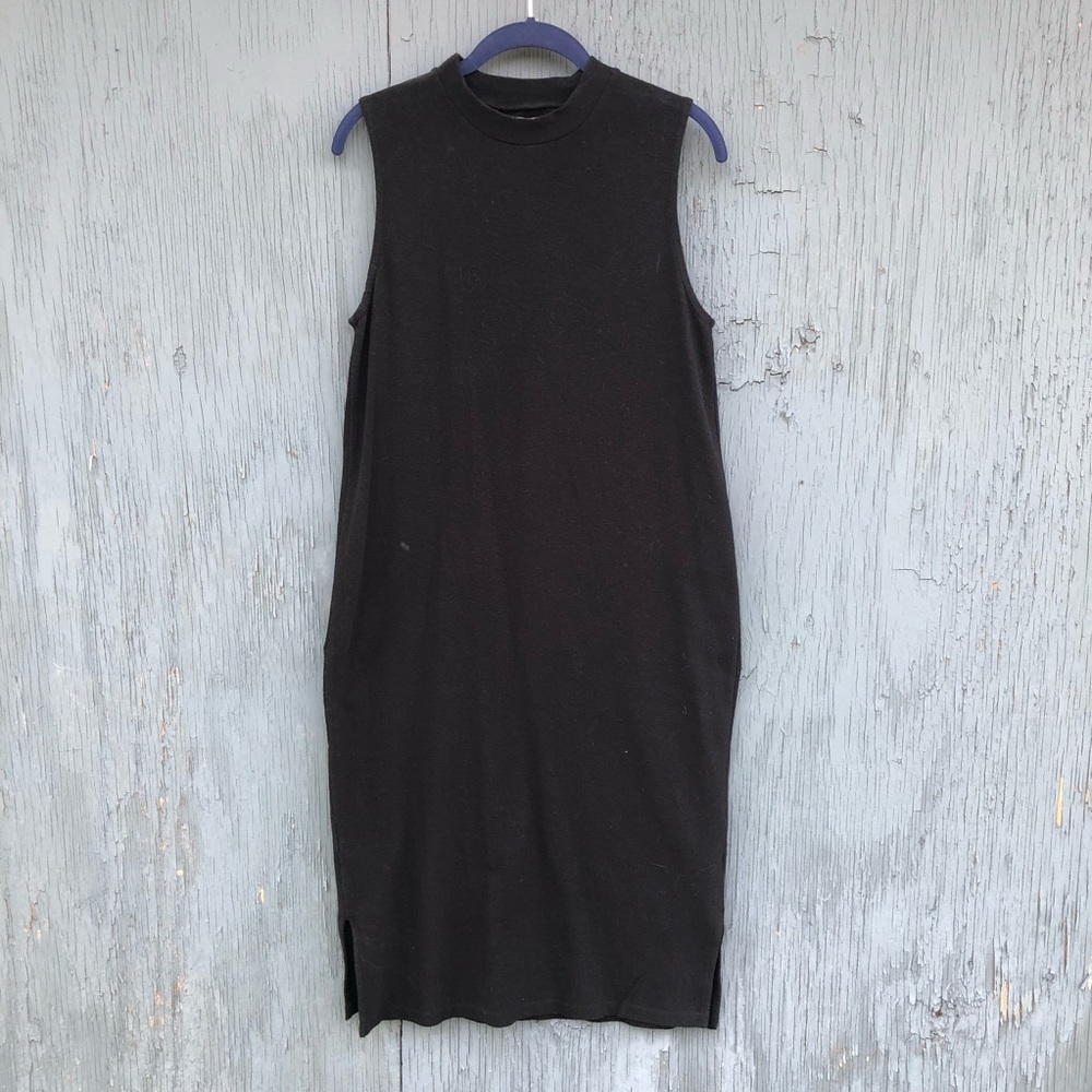 Black Madewell sleeveless dress (size Medium)